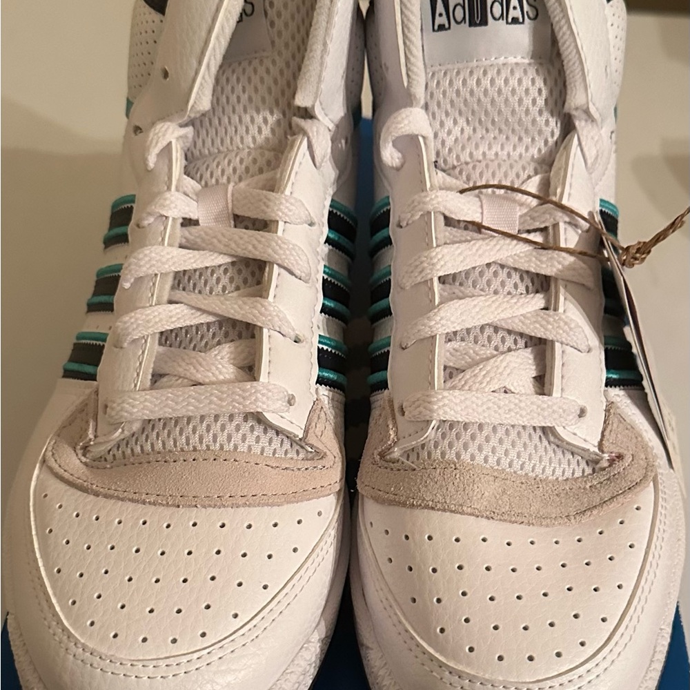 Adidas Unisex White and Gray Sneakers